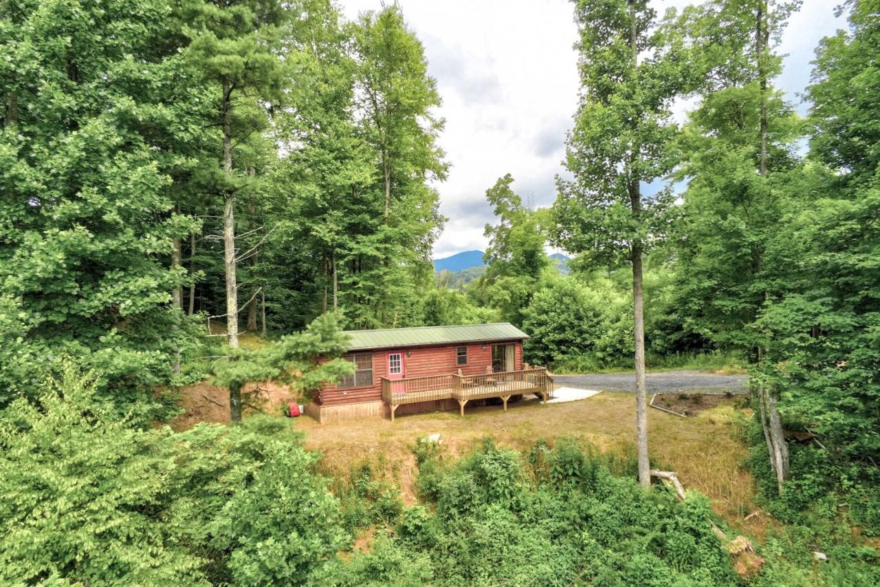Quaint Log Cabin With Views Near West Jefferson Warrensville Zewnętrze zdjęcie