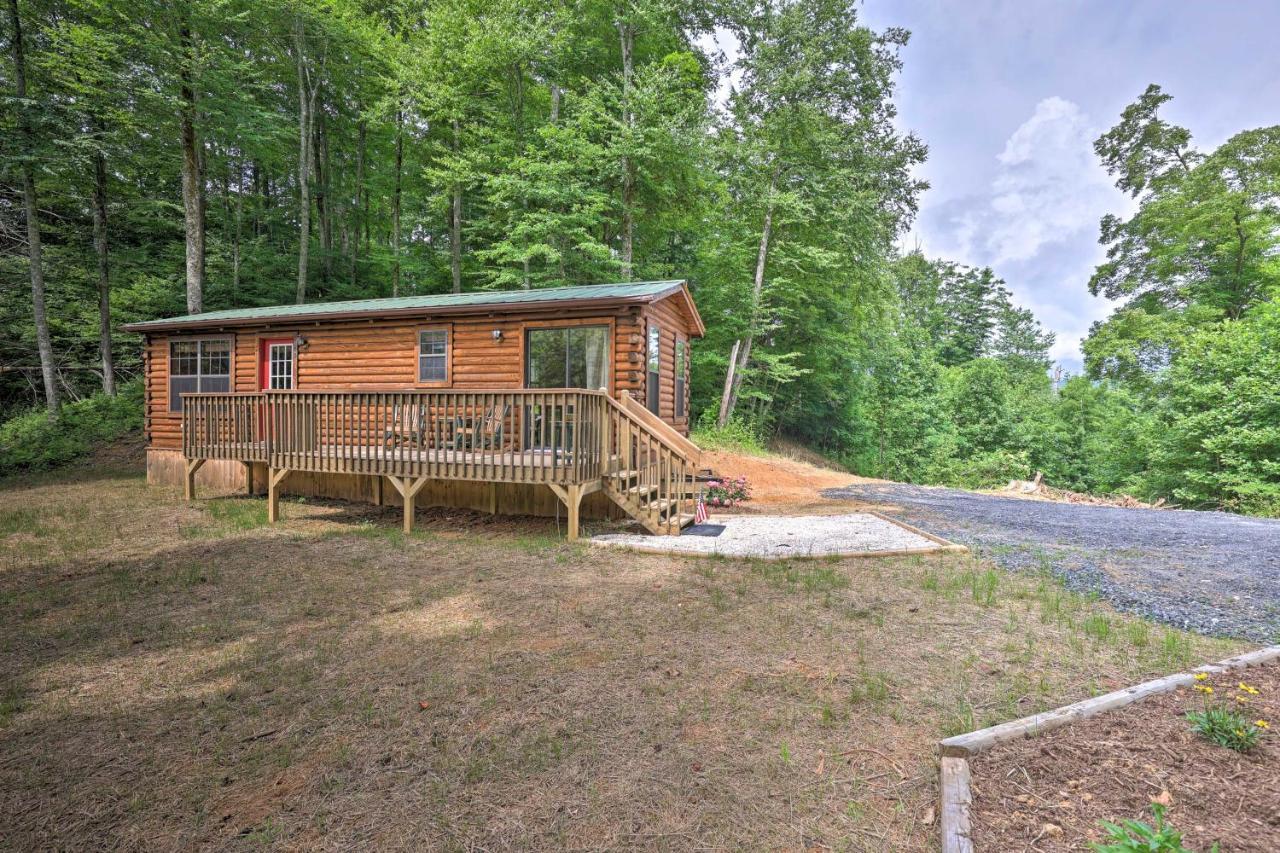 Quaint Log Cabin With Views Near West Jefferson Warrensville Zewnętrze zdjęcie